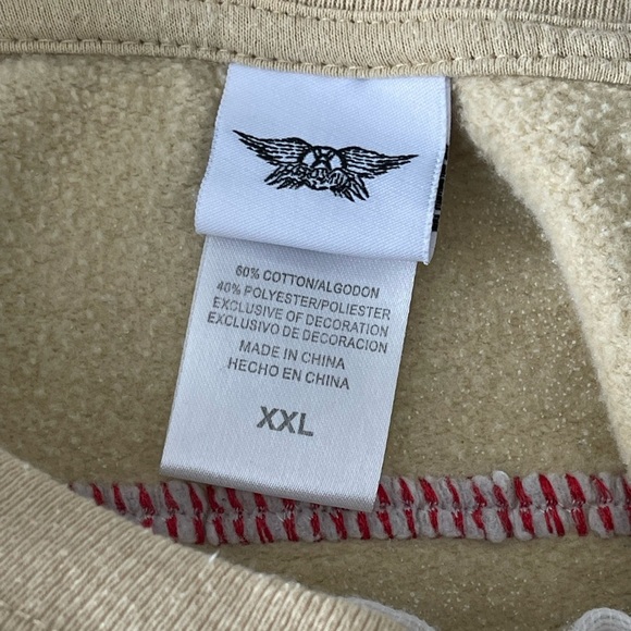 Aerosmith Embroidered Sweet Emotions Cotton Crewneck Sweatshirt XXL - Picture 7 of 9